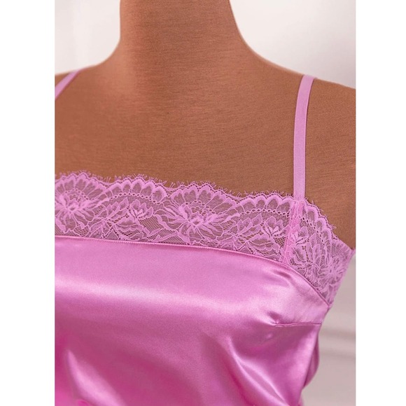 Mentionables Set- Satin/Lace Cami and Side Tie Panty Size 2x - Picture 7 of 11